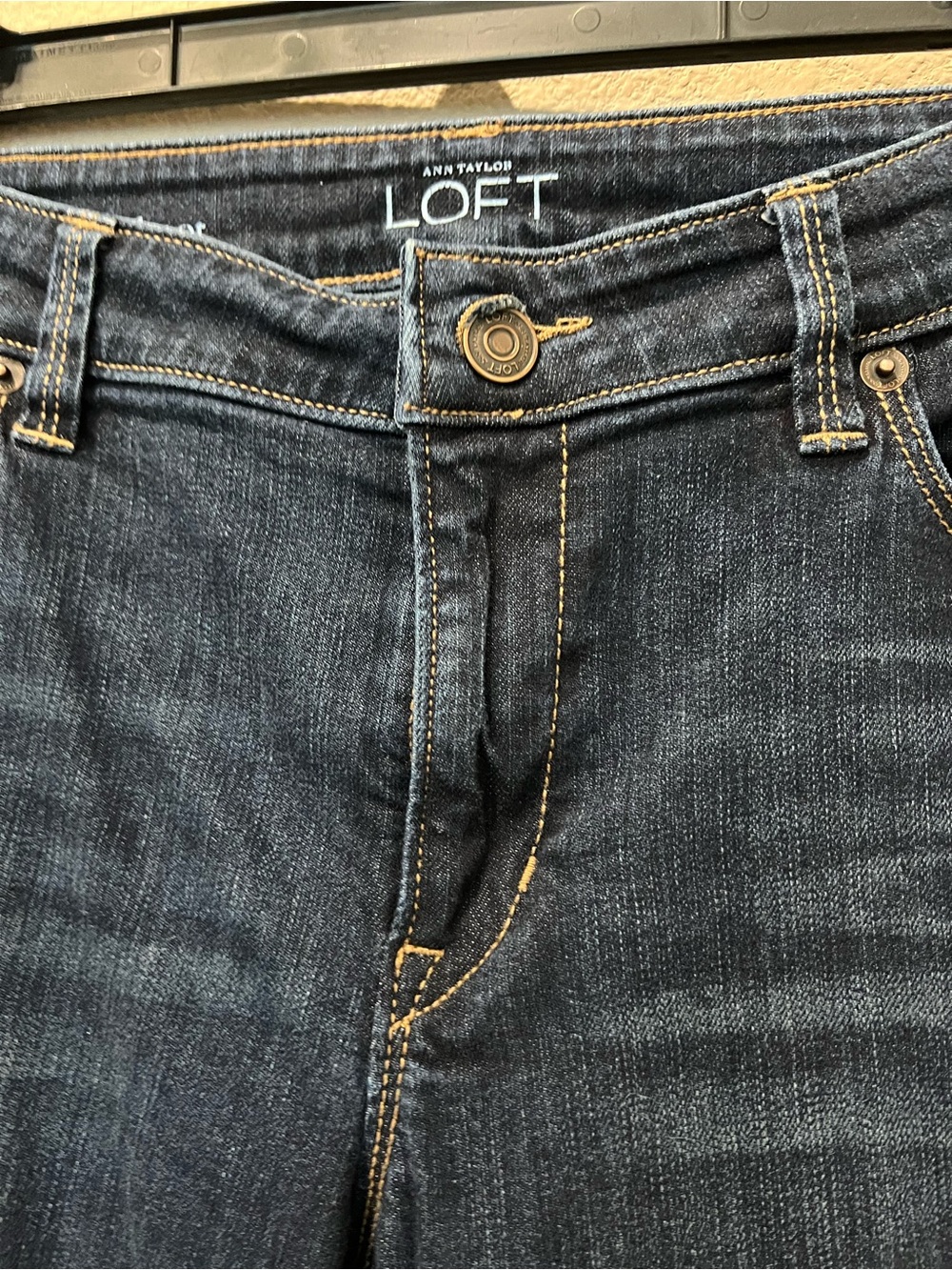 LOFT Women’s Bootcut Jeans - Mid & Dark Wash - Picture 12 of 12